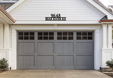 Custom Metal Address Sign for House | Personalized House Numbers Plaque | Metal Address Block for Mailbox | Realtor Housewarming Gift